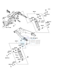 VN1700_CLASSIC_TOURER_ABS VN1700DDF GB XX (EU ME A(FRICA) drawing Suspension/Shock Absorber