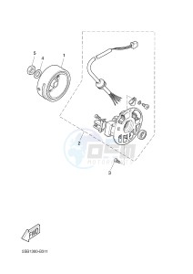 NS50N AEROX NAKED (1PL3 1PL3 1PL3) drawing GENERATOR