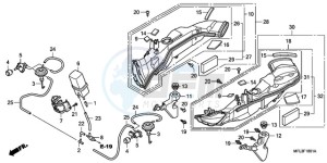 CBR1000RR9 Australia - (U / MME SPC) drawing AIR INTAKE DUCT/SOLENOID VALVE