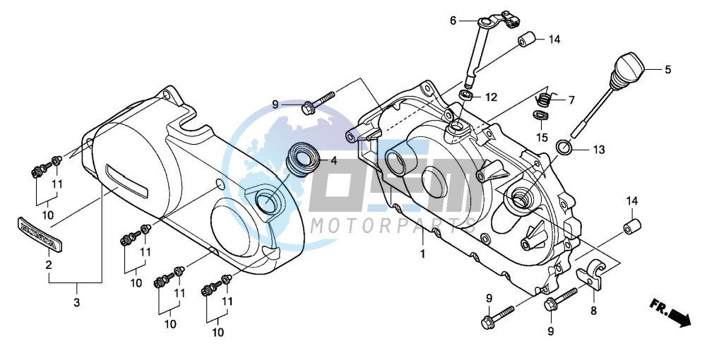 RIGHT CRANKCASE COVER