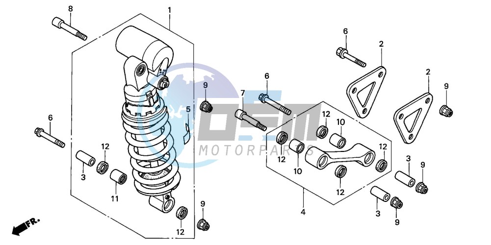 REAR CUSHION (CBR900RRY,1/RE1)