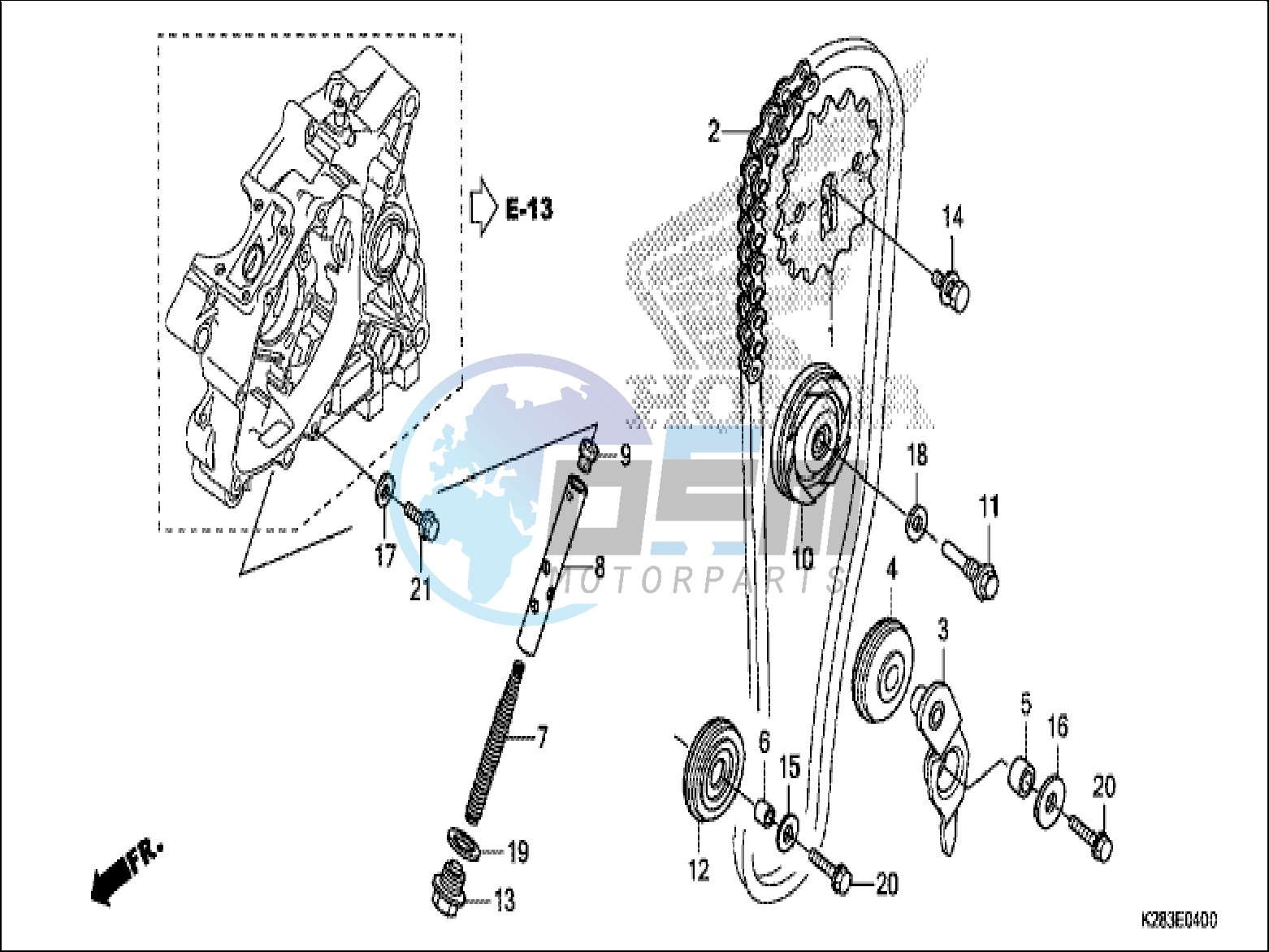 CAM CHAIN/TENSIONER