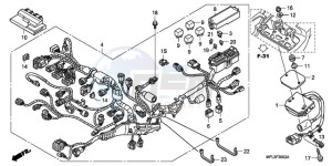 CBR1000RA9 Europe Direct - (ED / ABS) drawing WIRE HARNESS (CBR1000RA)