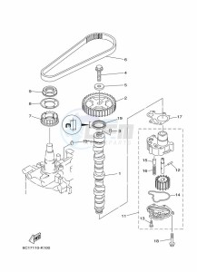 F40DETL drawing OIL-PUMP