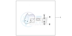 CB600FA9 Europe Direct - (ED / ABS) drawing FLY SCREEN