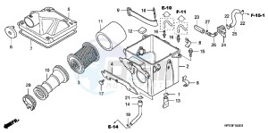 TRX90XD TRX90 Europe Direct - (ED) drawing AIR CLEANER