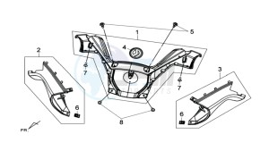 MAXSYM 600I ABS drawing COWLING HANDLEBAR