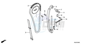 CRF80F9 Australia - (U) drawing CAM CHAIN