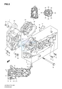 UH125ZE BURGMAN EU drawing CRANKCASE