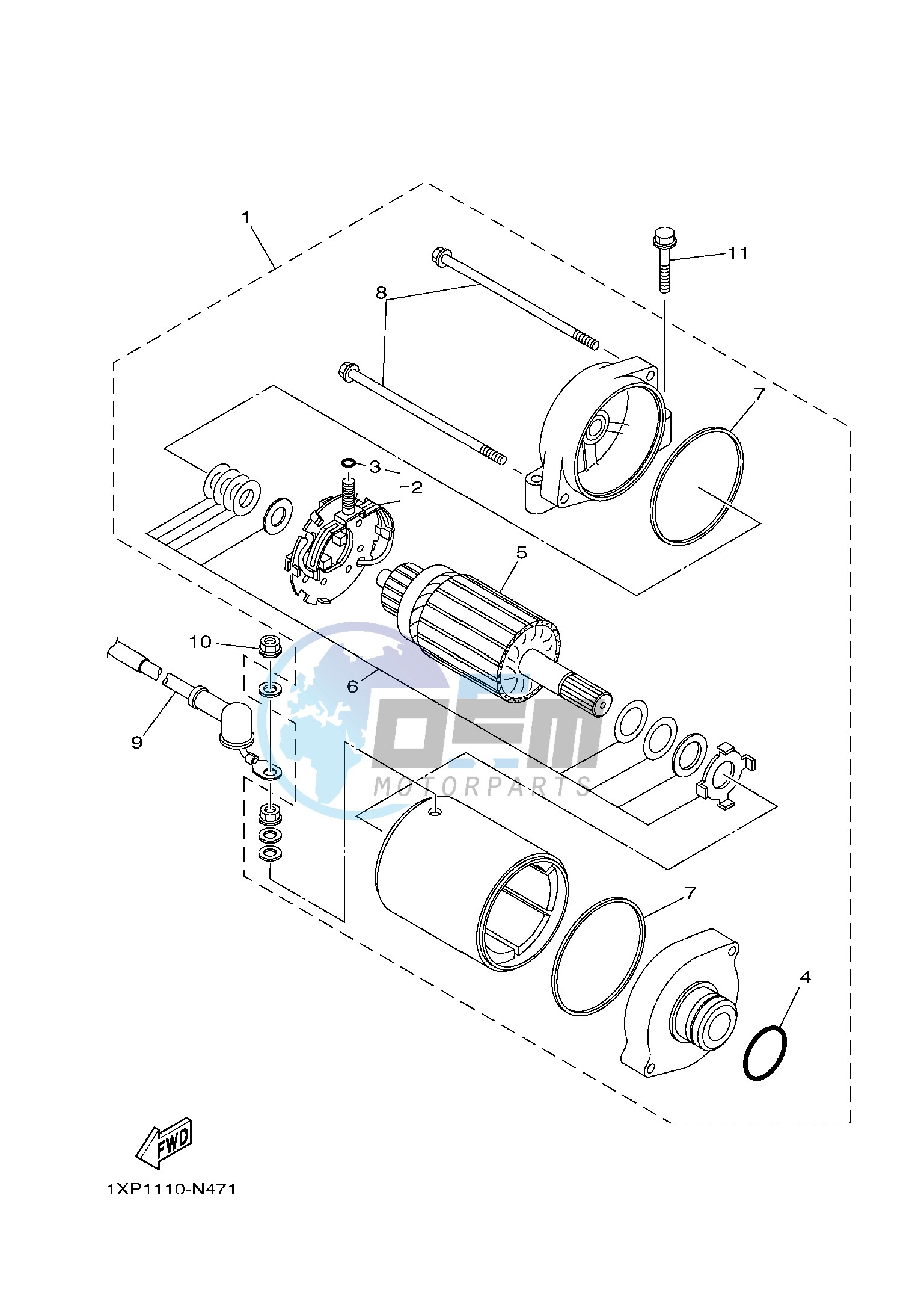 STARTING MOTOR