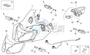 RS 125 E2 - E3 drawing Lights