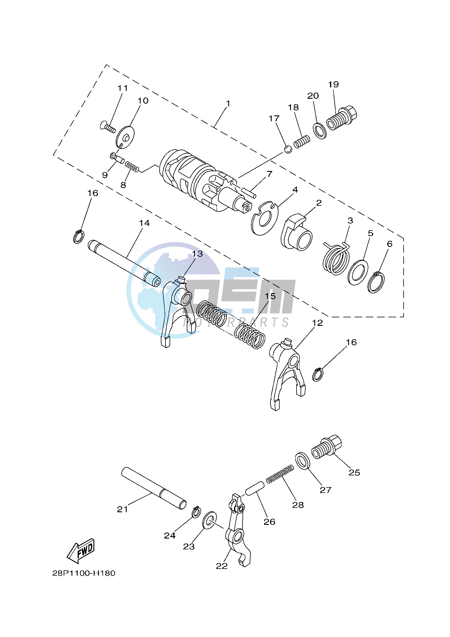 SHIFT CAM & FORK