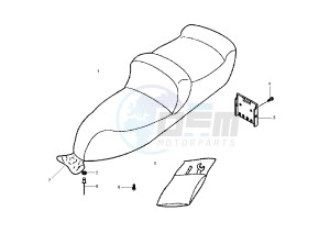 X9 EVOLUTION 125 drawing Saddle