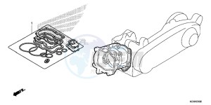 SH125AE SH125A UK - (E) drawing GASKET KIT A