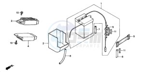 MT50F drawing BATTERY/REGULATOR