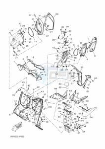 CZD300-A XMAX 300 (BBA4) drawing LEG SHIELD