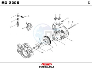 MX-F-D-RED 50 drawing TAV D IGNITION