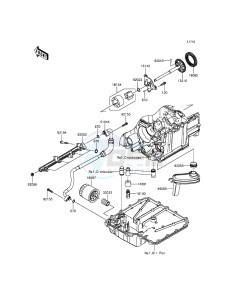 ZZR1400 ABS ZX1400FFFA FR GB XX (EU ME A(FRICA) drawing Oil Pump