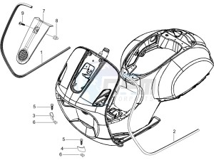 LX 150 4T drawing Front shield