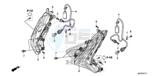 SH125ADD SH125i UK - (E) drawing FRONT WINKER