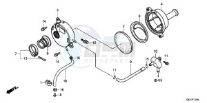 CRF50FE CRF50F Europe Direct - (ED) drawing AIR CLEANER