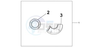 CBR1000RRA BR drawing CARBON CRANKCASE COVER SET