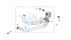 MAXSYM 600I ABS drawing AIRFILTER UNIT