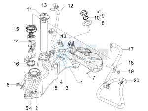 GTV 300 4T 4V ie drawing Fuel Tank