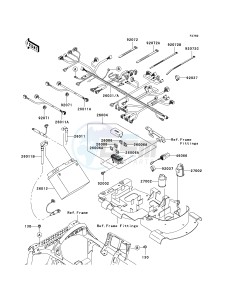 KVF 750 C [BRUTE FORCE 750 4X4I] (C6F-C7F) C7F drawing CHASSIS ELECTRICAL EQUIPMENT