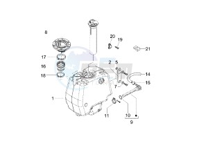 Runner VX 4T 125 drawing Fuel Tank