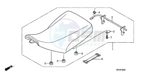 TRX500FPMB drawing SEAT