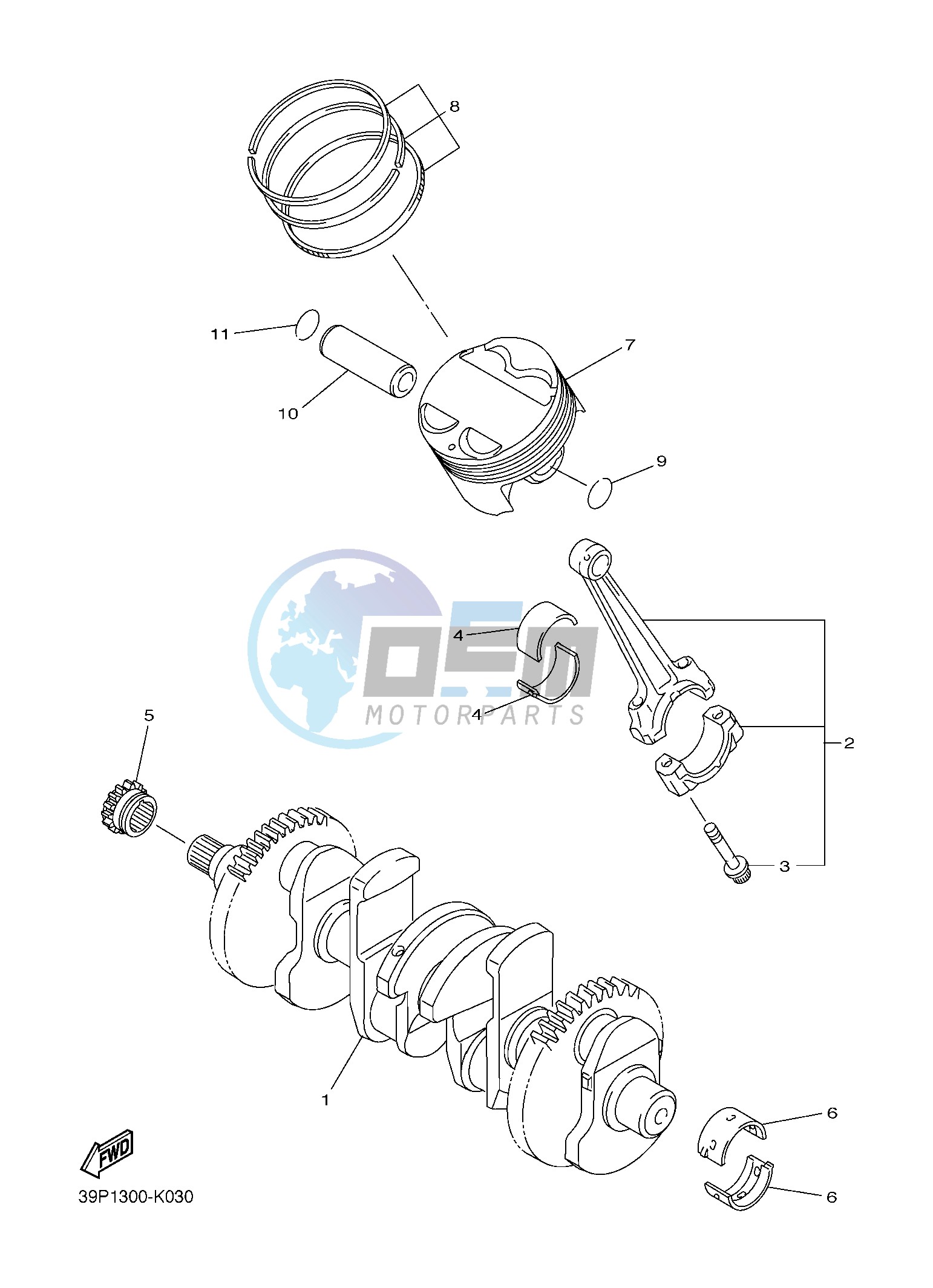 CRANKSHAFT & PISTON