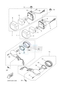 CW50 BW'S (5WWV 5WWV 5WWV) drawing FLASHER LIGHT