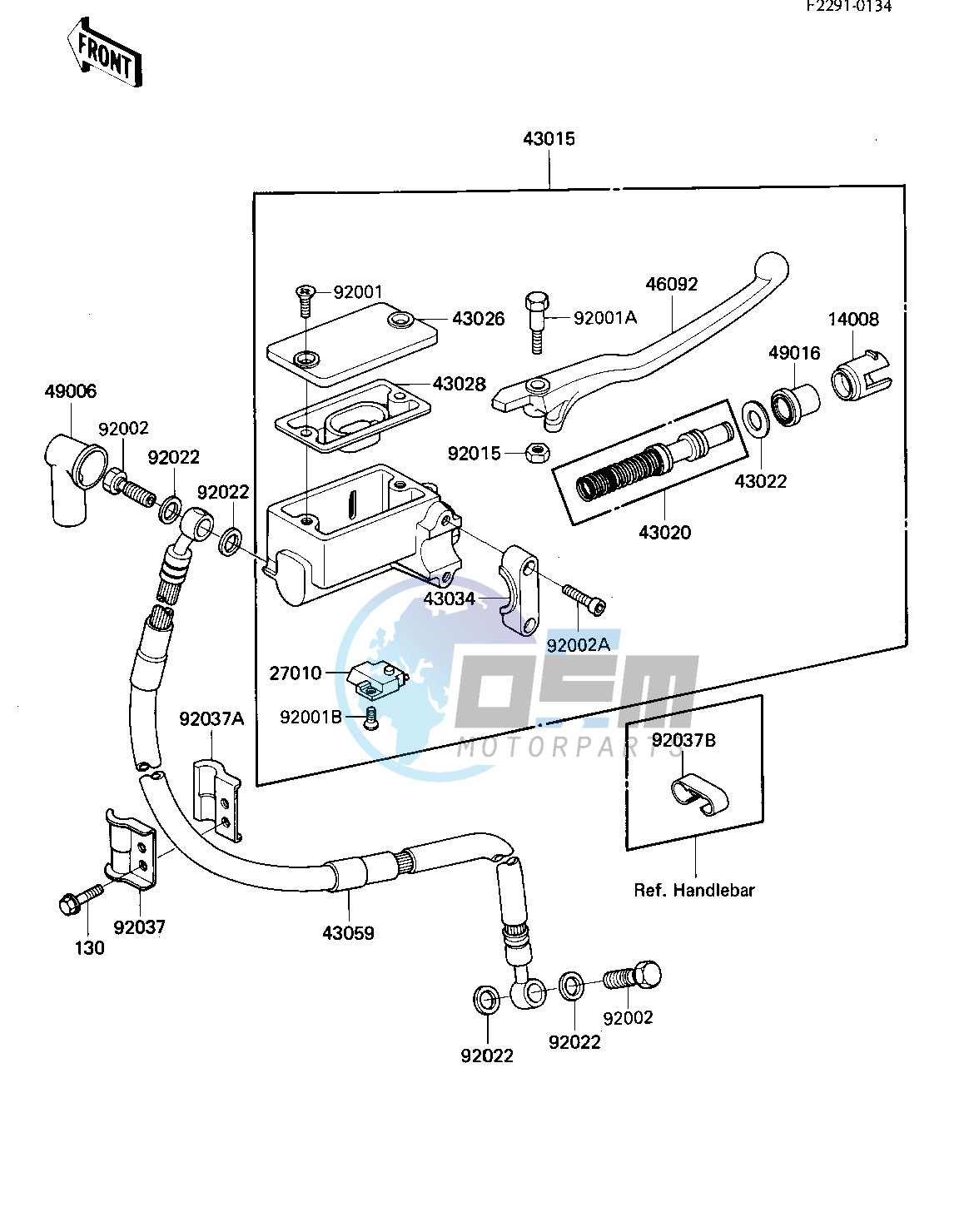 FRONT MASTER CYLINDER