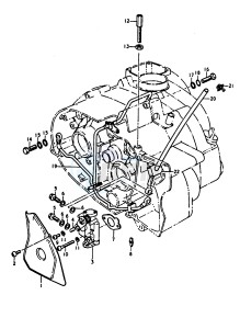 A100 (K-L-M-N-4) drawing OIL PUMP