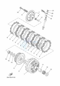 XTZ690 TENERE 700 (BEH3) drawing CLUTCH