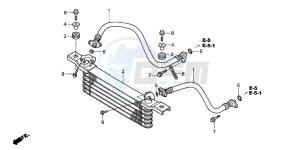 TRX350FE FOURTRAX ES drawing OIL COOLER