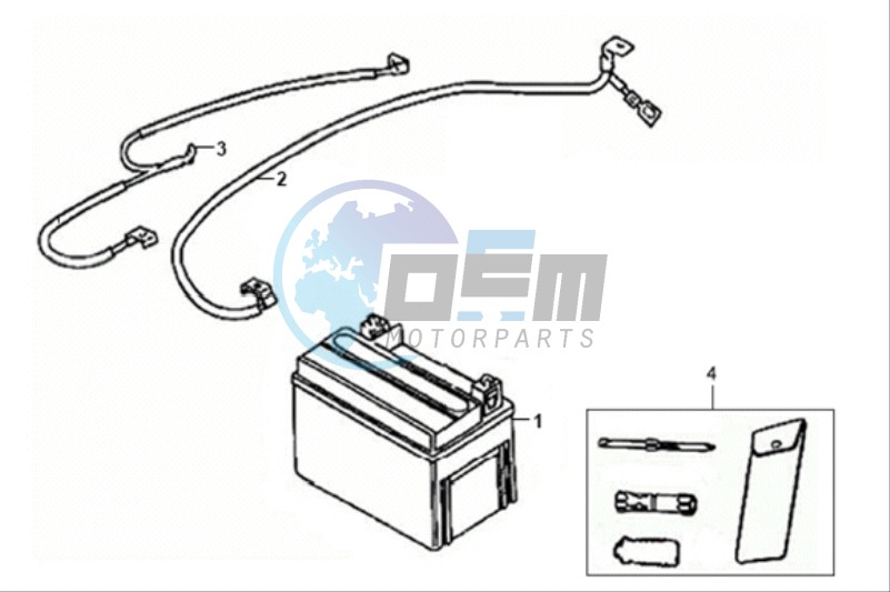 BATTERY / TOOLKIT