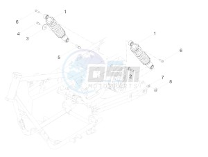 V7 III Special 750 e4 (EMEA) drawing Shock absorber