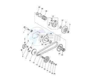 NS AEROX NAKED 50 drawing CLUTCH