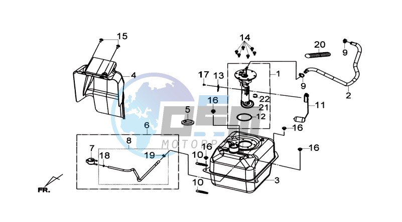 FUEL TANK - FUEL CUT