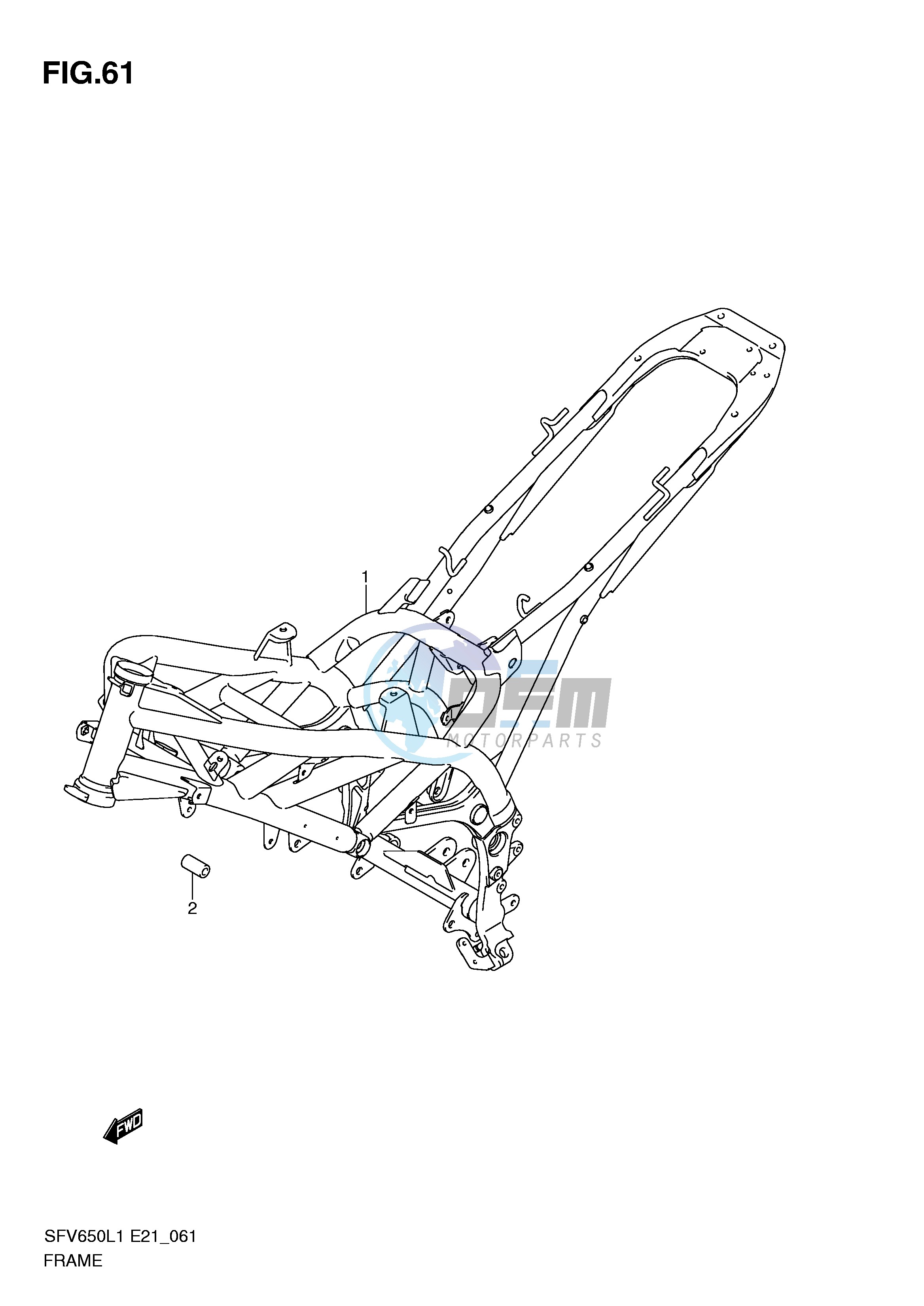 FRAME (SFV650UL1 E21)