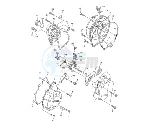 XJ6-N 600 drawing CRANKCASE COVER 1