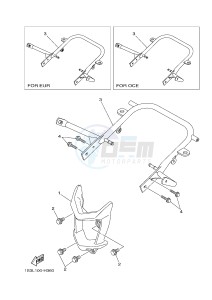 YFM700R YFM700RE RAPTOR 700R (1PE6 1PE7 1PE8) drawing GUARD