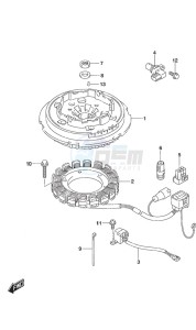 DF 30A drawing Magneto Manual Starter