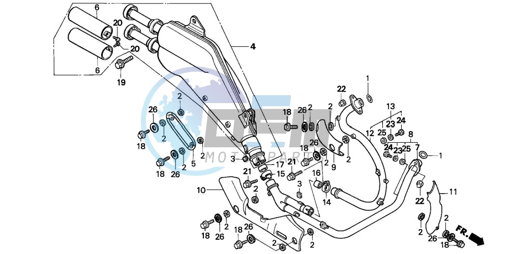 EXHAUST MUFFLER