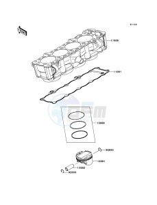 Z1000 ABS ZR1000EDF FR XX (EU ME A(FRICA) drawing Cylinder/Piston(s)