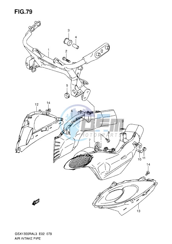 AIR INTAKE PIPE L3