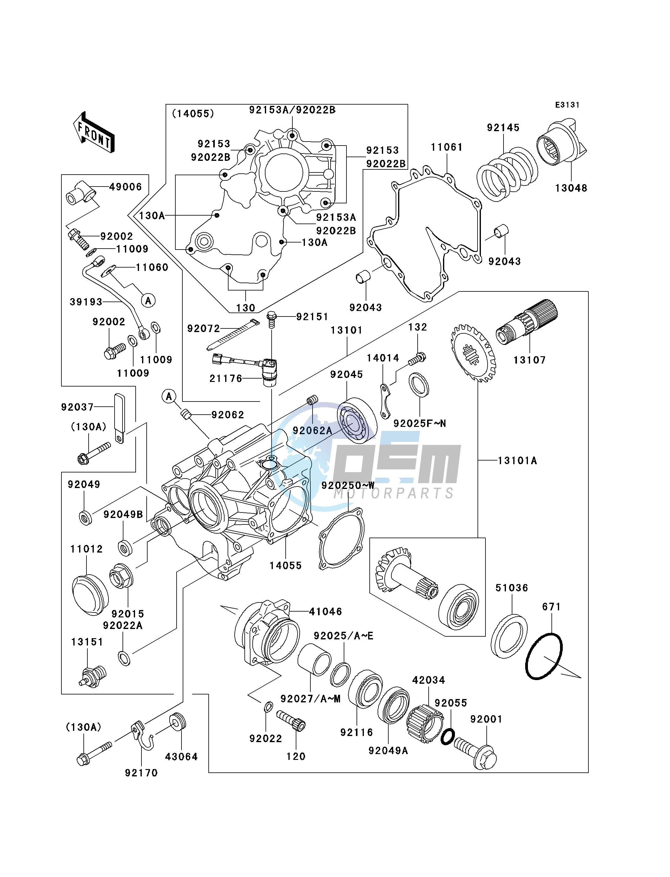 FRONT BEVEL GEAR