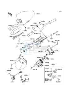 JET SKI ULTRA LX JT1500C8F EU drawing Handlebar